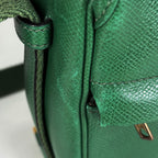 Hermes Noumea Shoulder Bag Courchevel Green — view 5