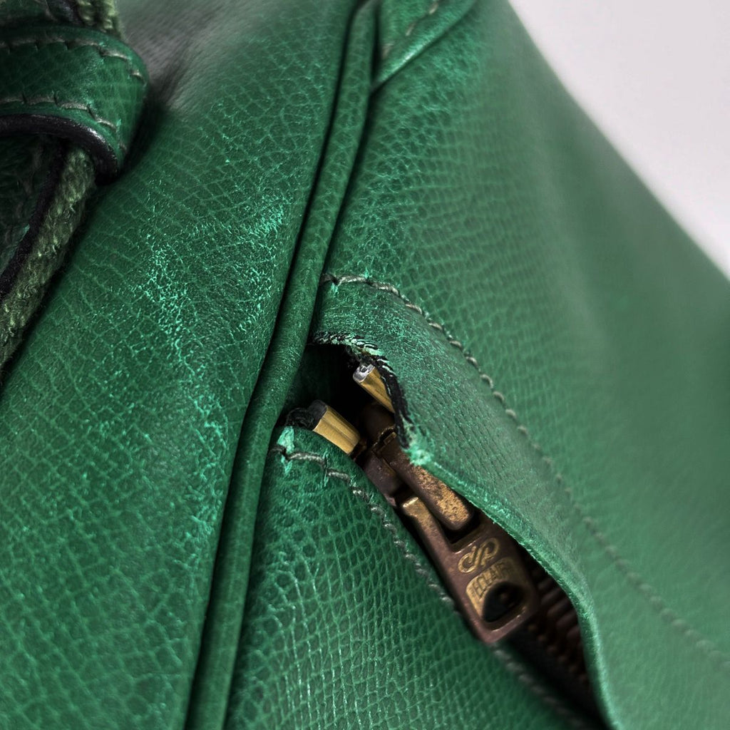 Hermes Noumea Shoulder Bag Courchevel Green — view 6