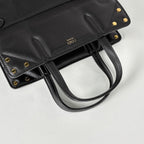 Fendi Flip Small Handbag 2-Way Leather Black — view 5