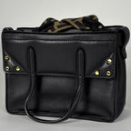 Fendi Flip Small Handbag 2-Way Leather Black — view 2