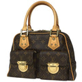 Louis Vuitton Manhattan PM Handbag Monogram Brown