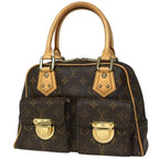 Louis Vuitton Manhattan PM Handbag Monogram Brown