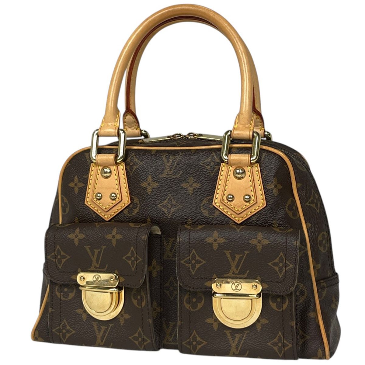 Louis Vuitton Manhattan PM Handbag Monogram Brown
