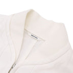 Hermes Zip Up Cotton White Overshirt Short Sleeve Shirt — view 5
