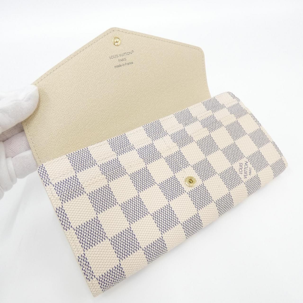Louis Vuitton Damier Azur Portefeuille Sarah Wallet — view 3
