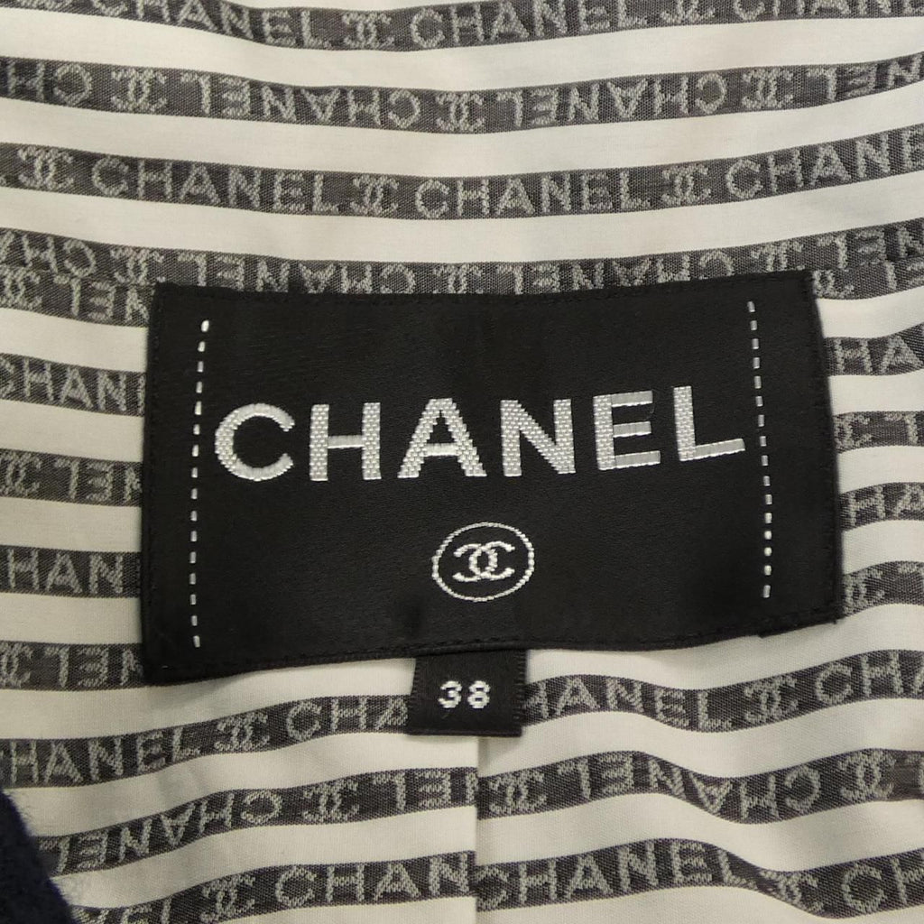 Chanel Coat Navy — view 5