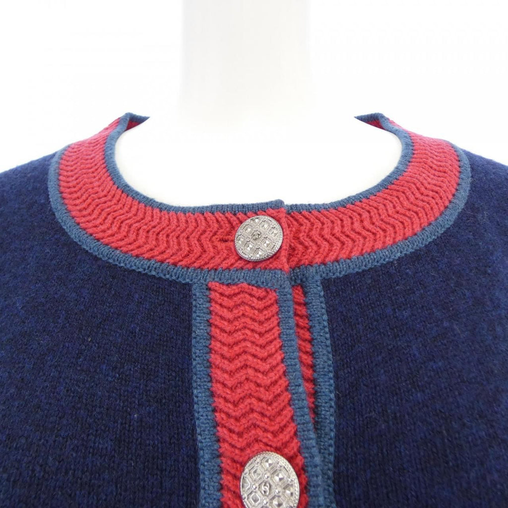 Chanel Cardigan Navy — view 5