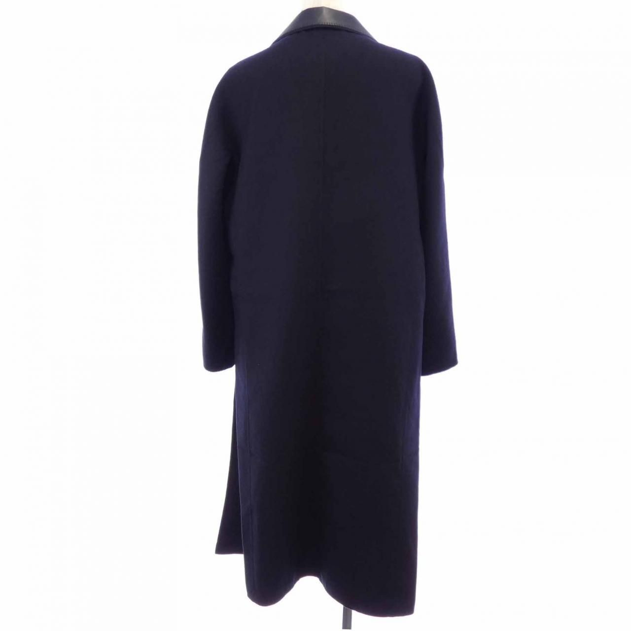 Hermes Coat Navy — view 2