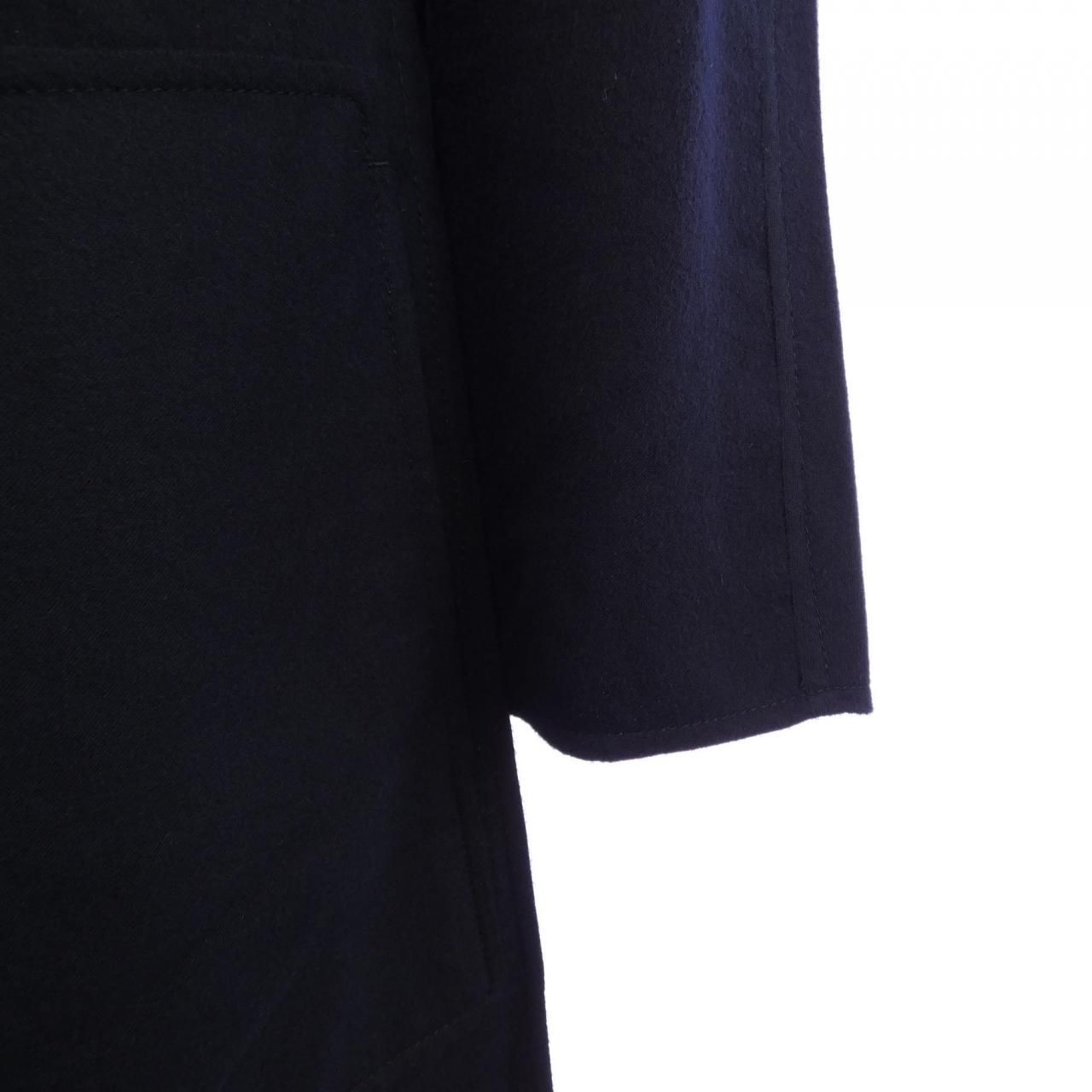 Hermes Coat Navy — view 6