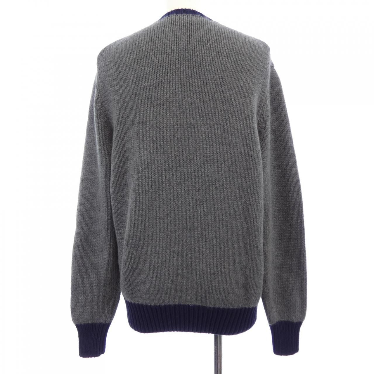 Hermes Knit Sweater Gray — view 2