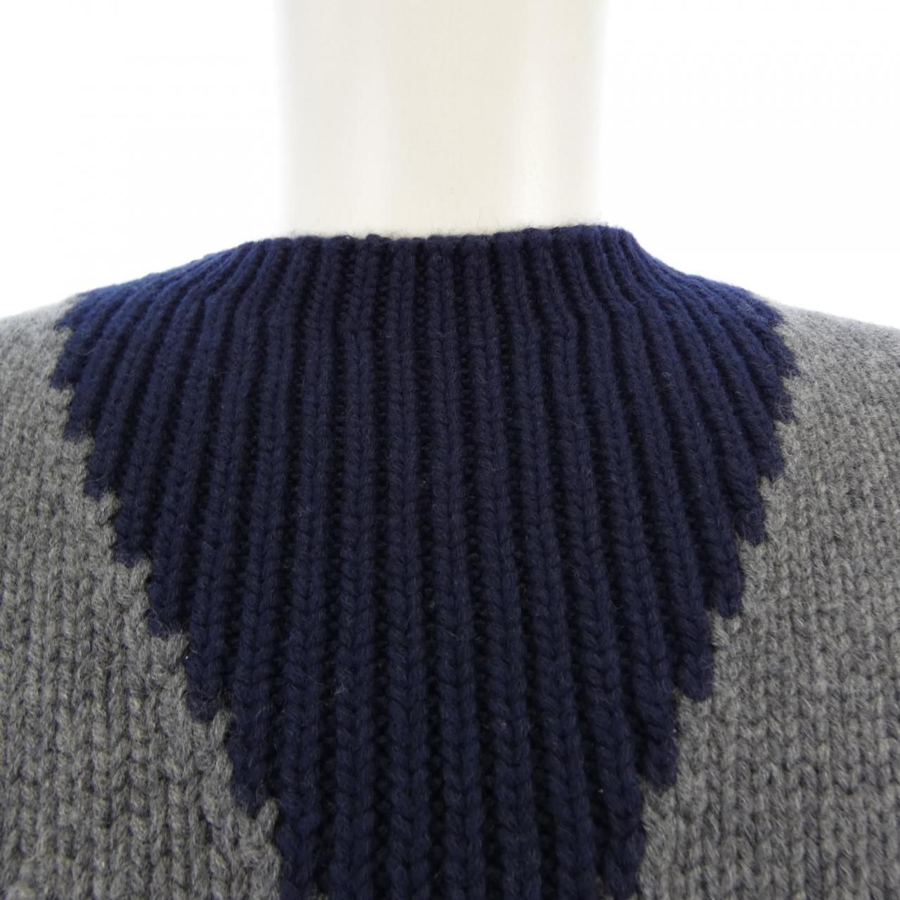 Hermes Knit Sweater Gray — view 5