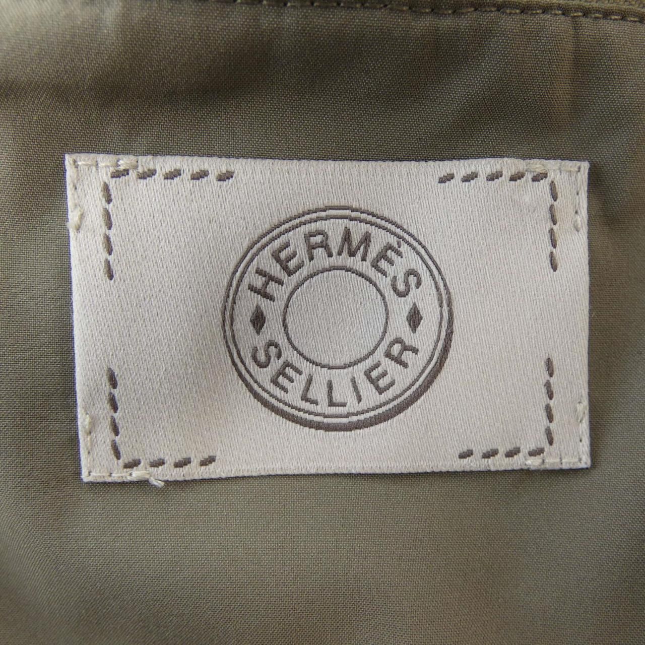 Hermes Sellier Vest Beige — view 4