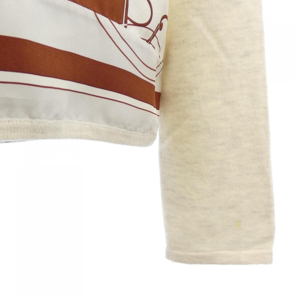 Hermes Knit Sweater White — view 6