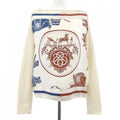 Hermes Knit Sweater White