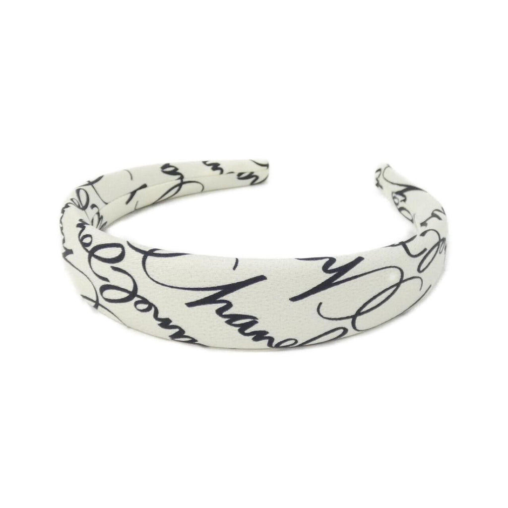 Chanel Headband Hair Accessories White