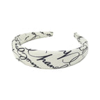 Chanel Headband Hair Accessories White