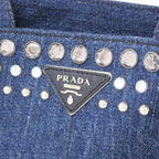 Prada Bag Handbag Silver — view 4