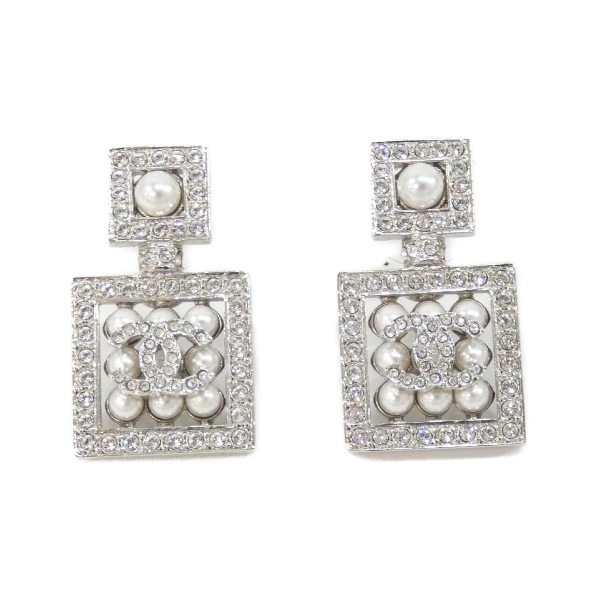 Chanel Earrings Silver