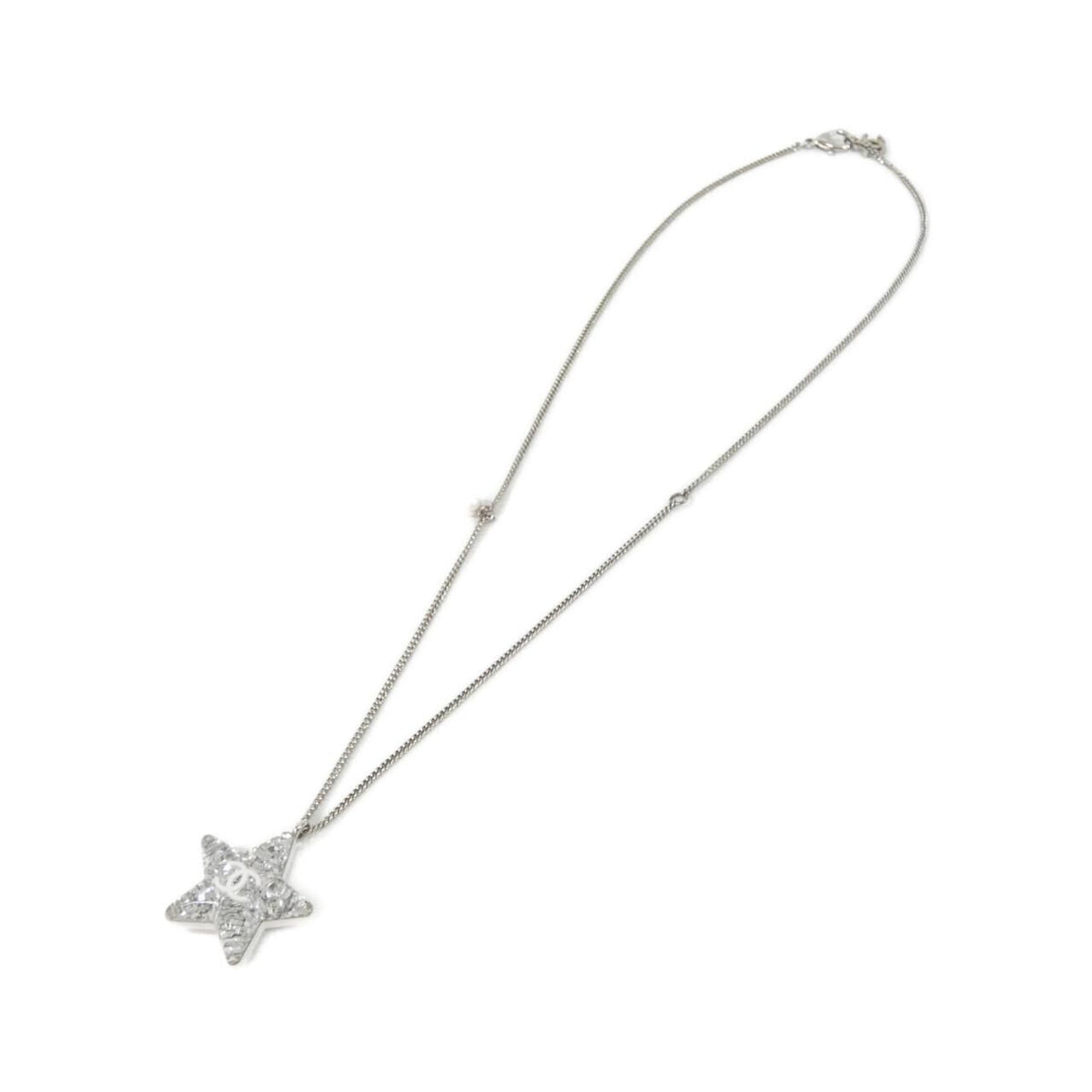 Chanel Necklace Silver — view 2