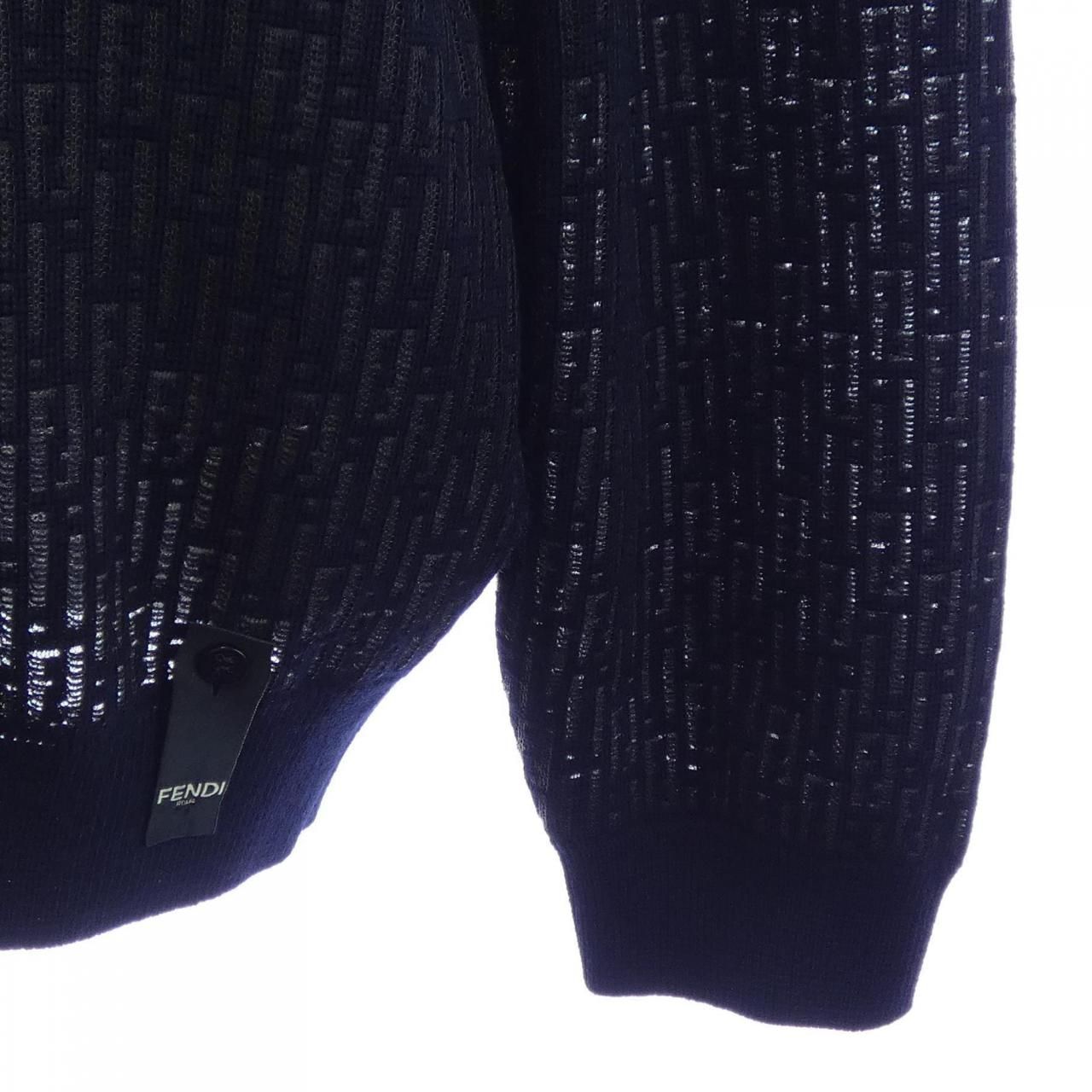 Fendi Knit Sweater Navy — view 7