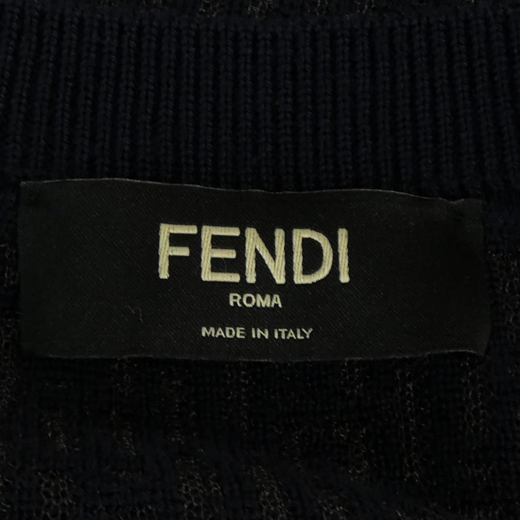 Fendi Knit Sweater Navy — view 5