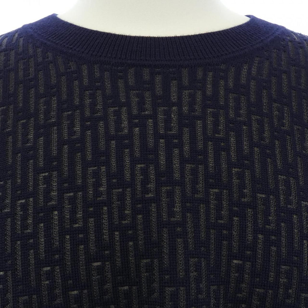 Fendi Knit Sweater Navy — view 6