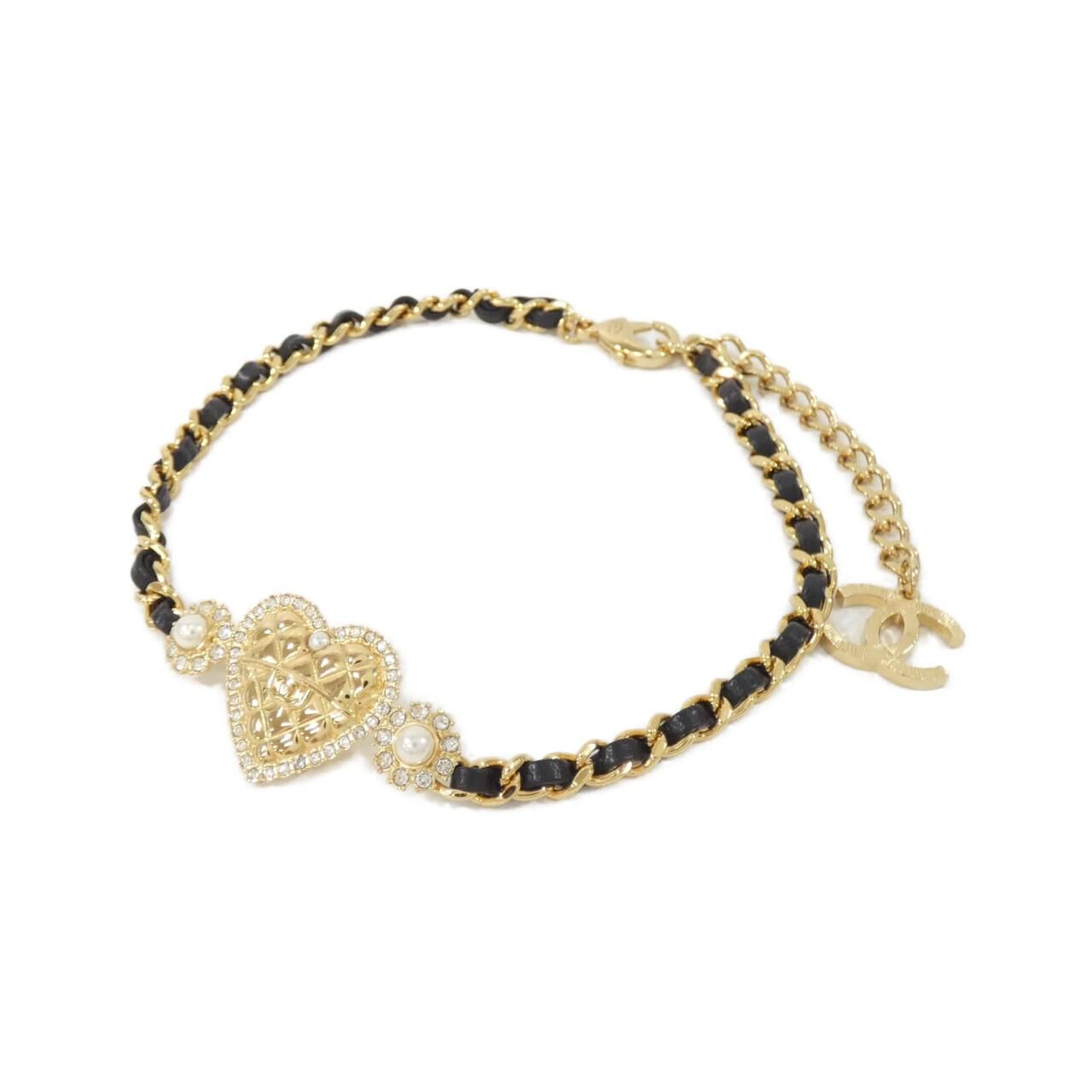 Chanel Choker Necklace Gold — view 2