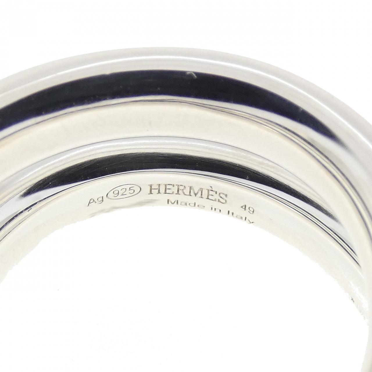 Hermes Vertiges Ring Silver — view 4