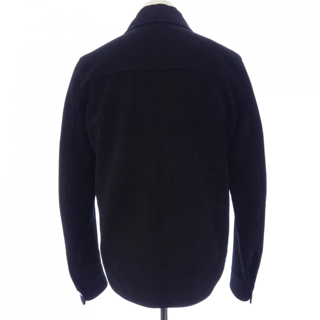 Dior Leather Jacket Black — view 2