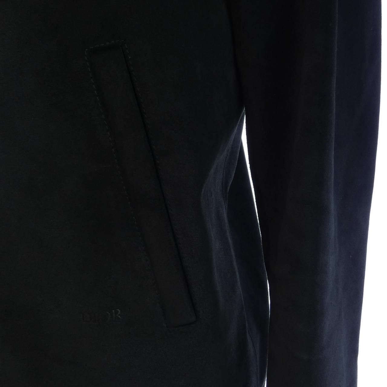 Dior Leather Jacket Black — view 6