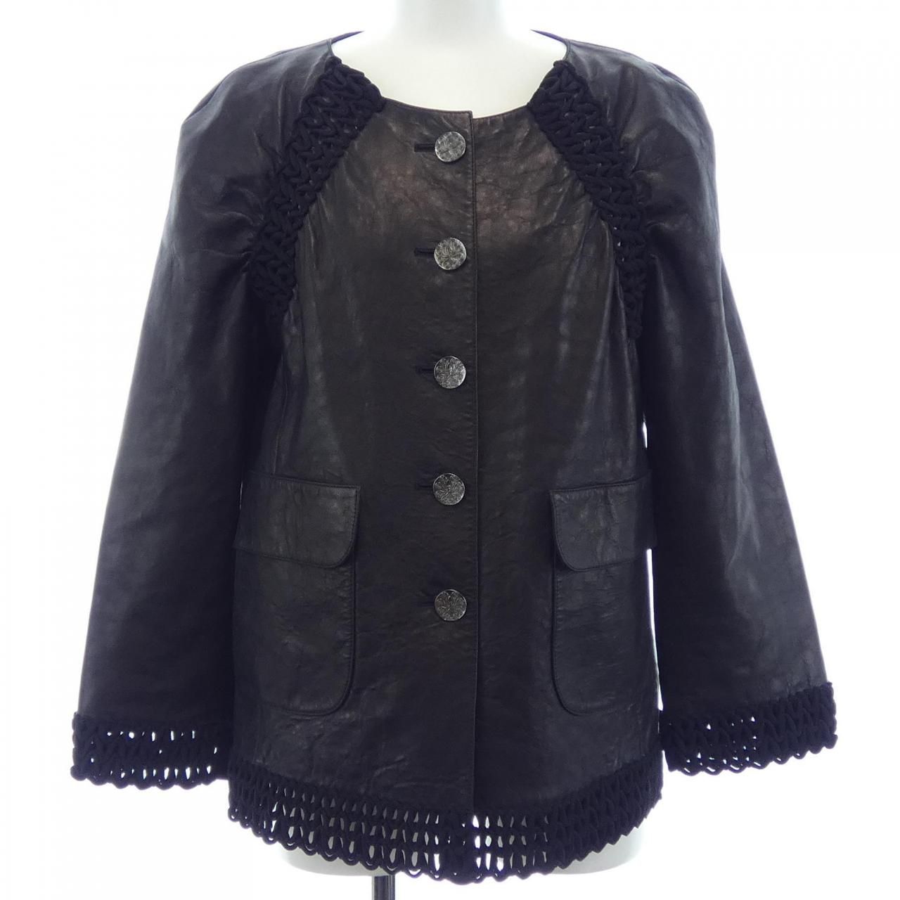 Chanel 17c Leather Jacket