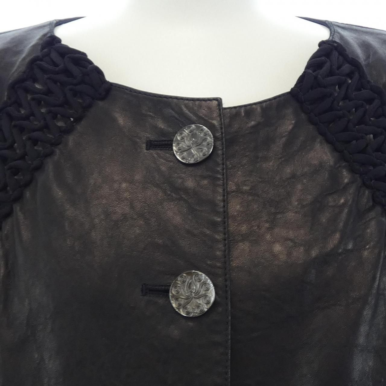 Chanel 17c Leather Jacket — view 6