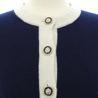 Chanel Cardigan Navy — view 6