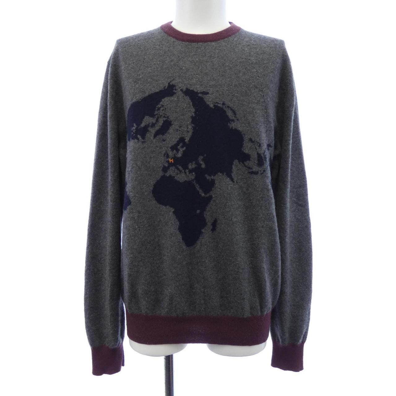 Hermes Knit Sweater Gray