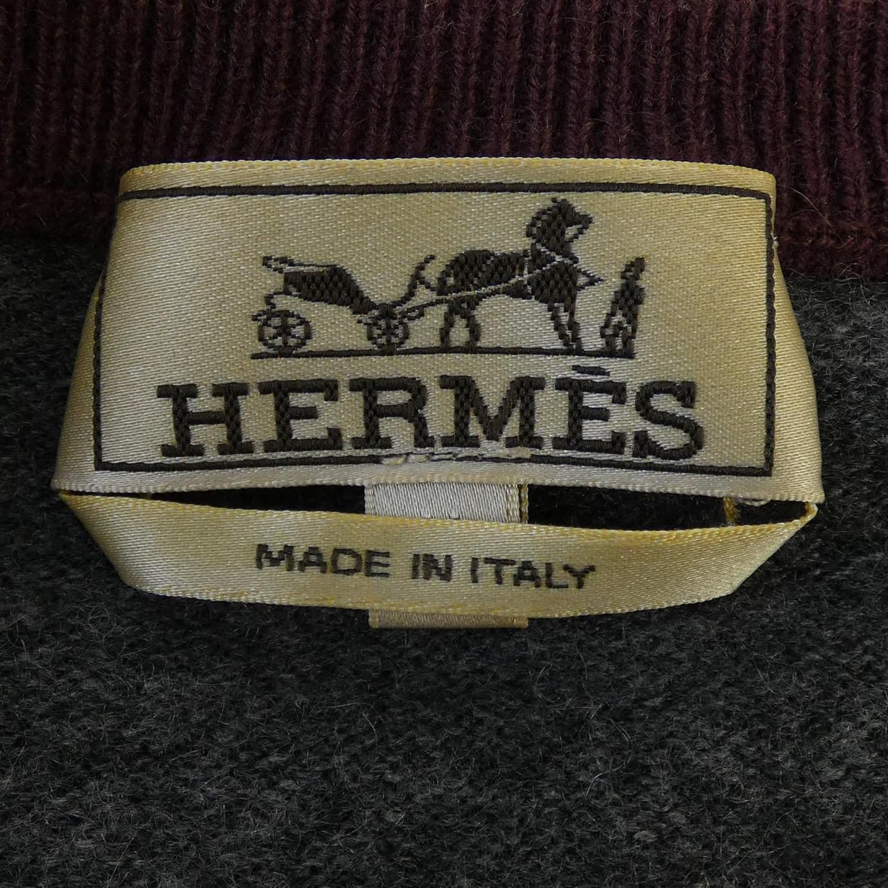 Hermes Knit Sweater Gray — view 4