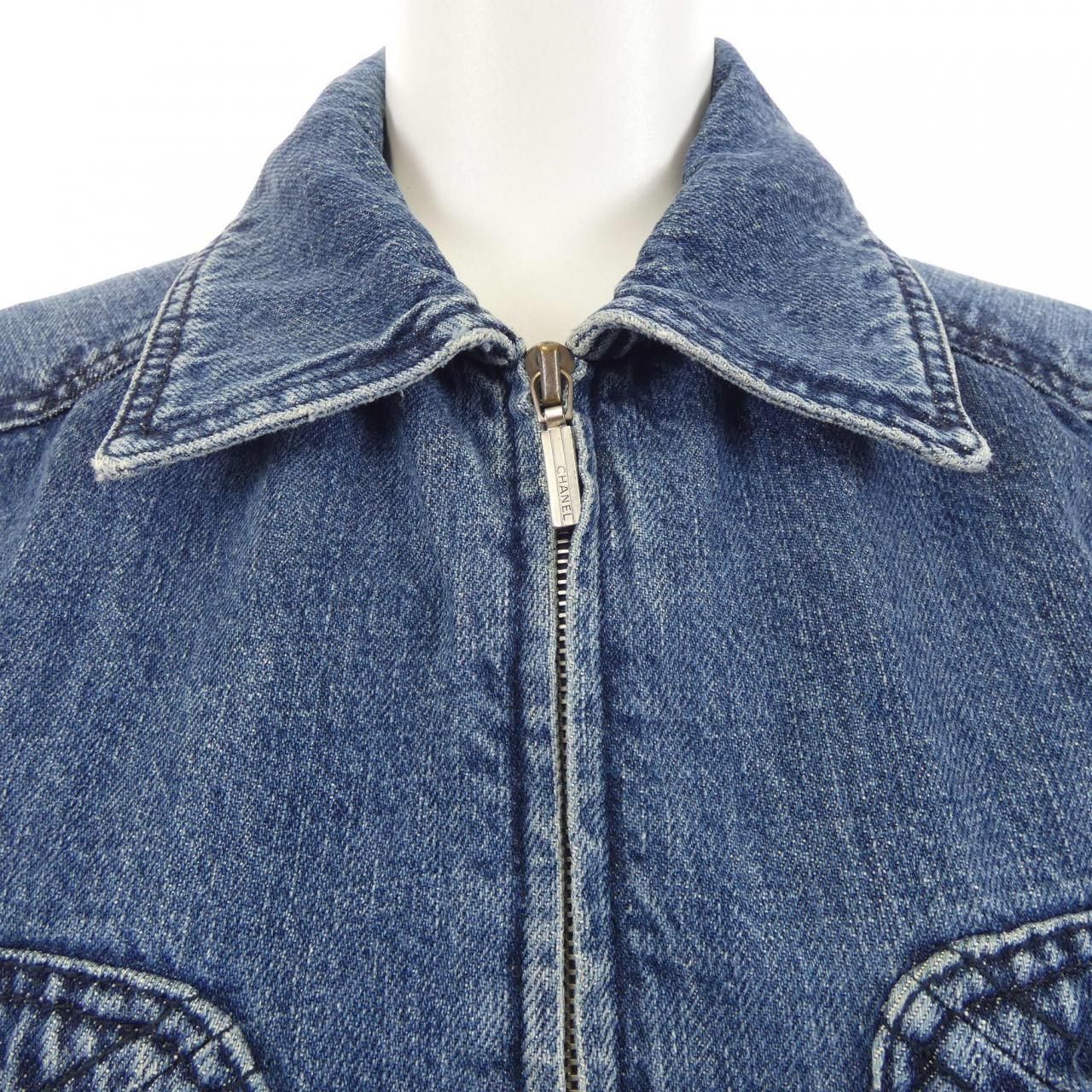 Chanel Vintage Identification Denim Jacket — view 5