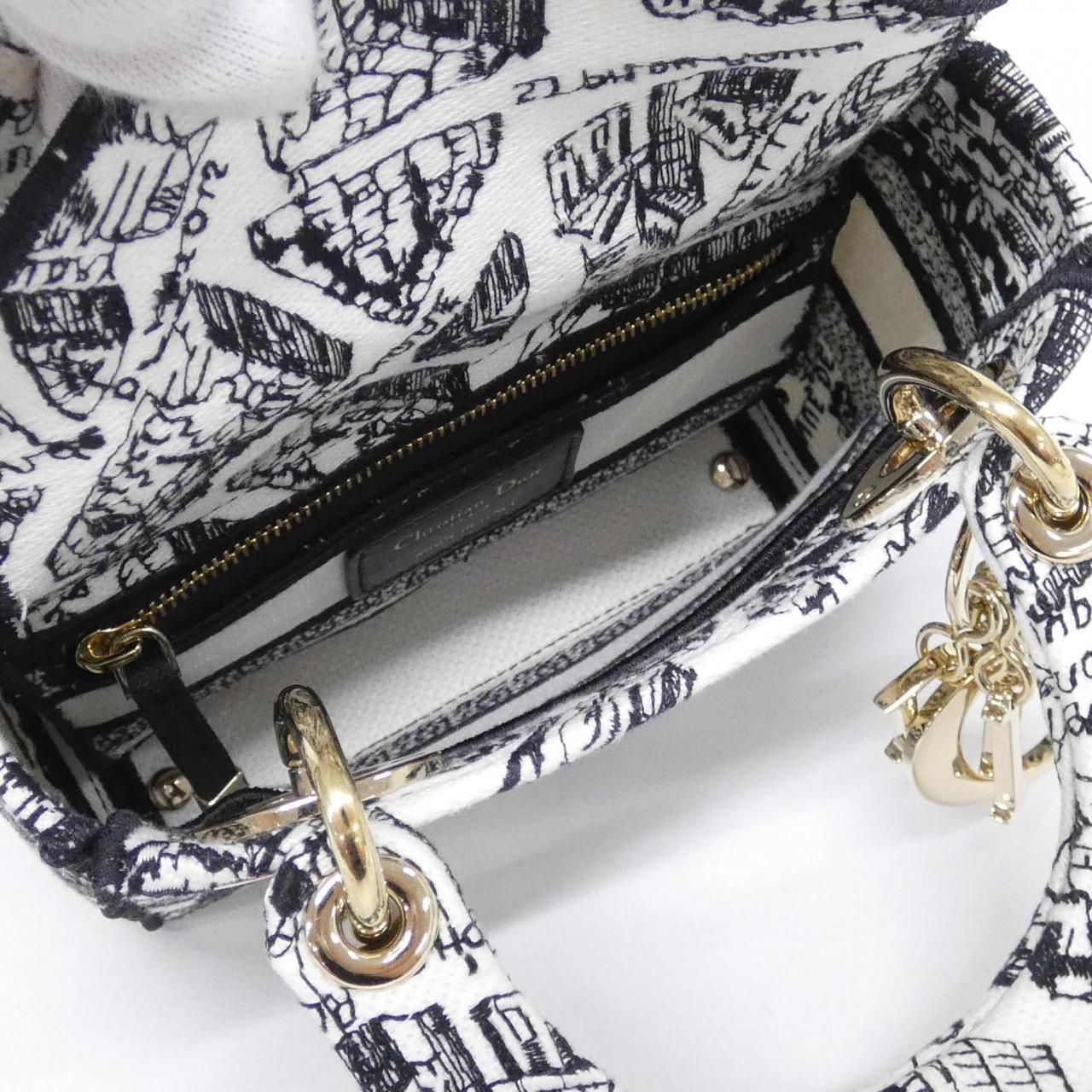 Dior Plan de Paris Lady Dior D-Lite Mini Oomp — view 6