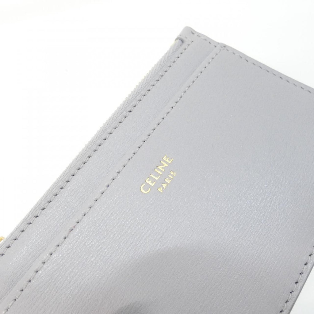 Celine Coin Case Coin Purse Gray — view 3