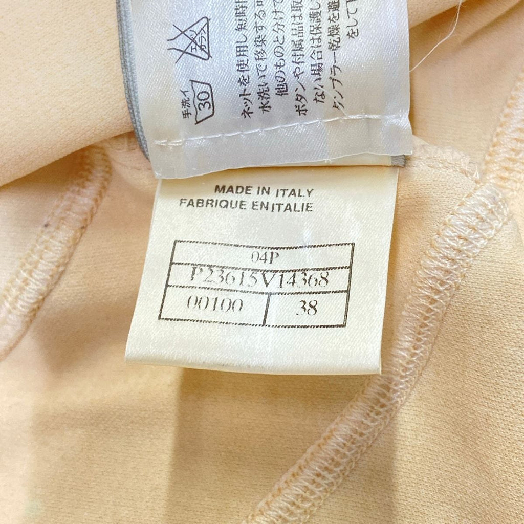 Chanel Jersey 38 M Sports Line Beige Black T-Shirt — view 4