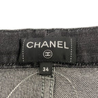 Chanel Jeans 34 S Black Cotton — view 3