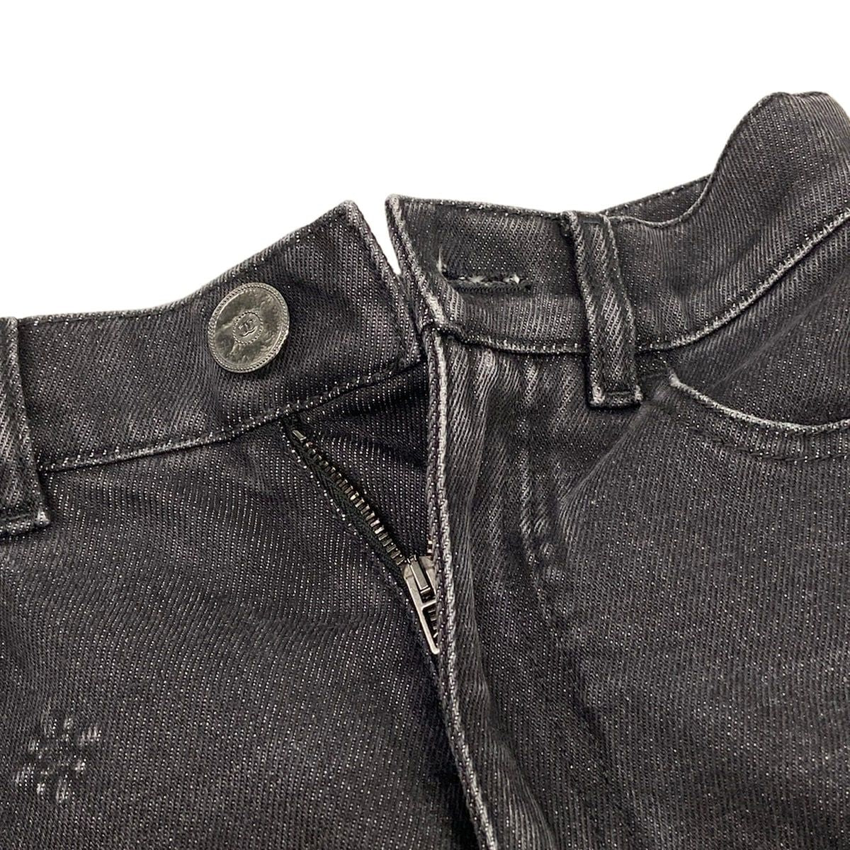 Chanel Jeans 34 S Black Cotton — view 8