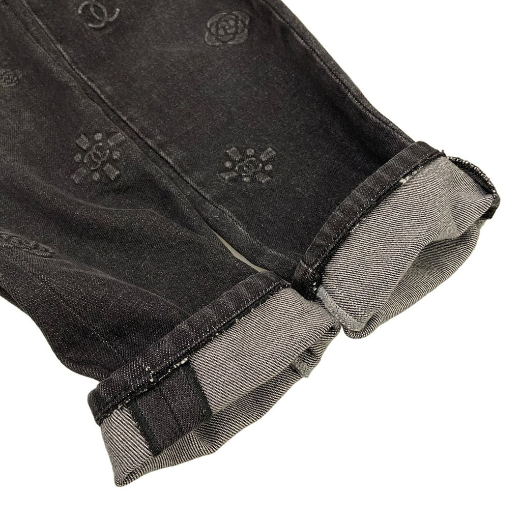 Chanel Jeans 34 S Black Cotton — view 7
