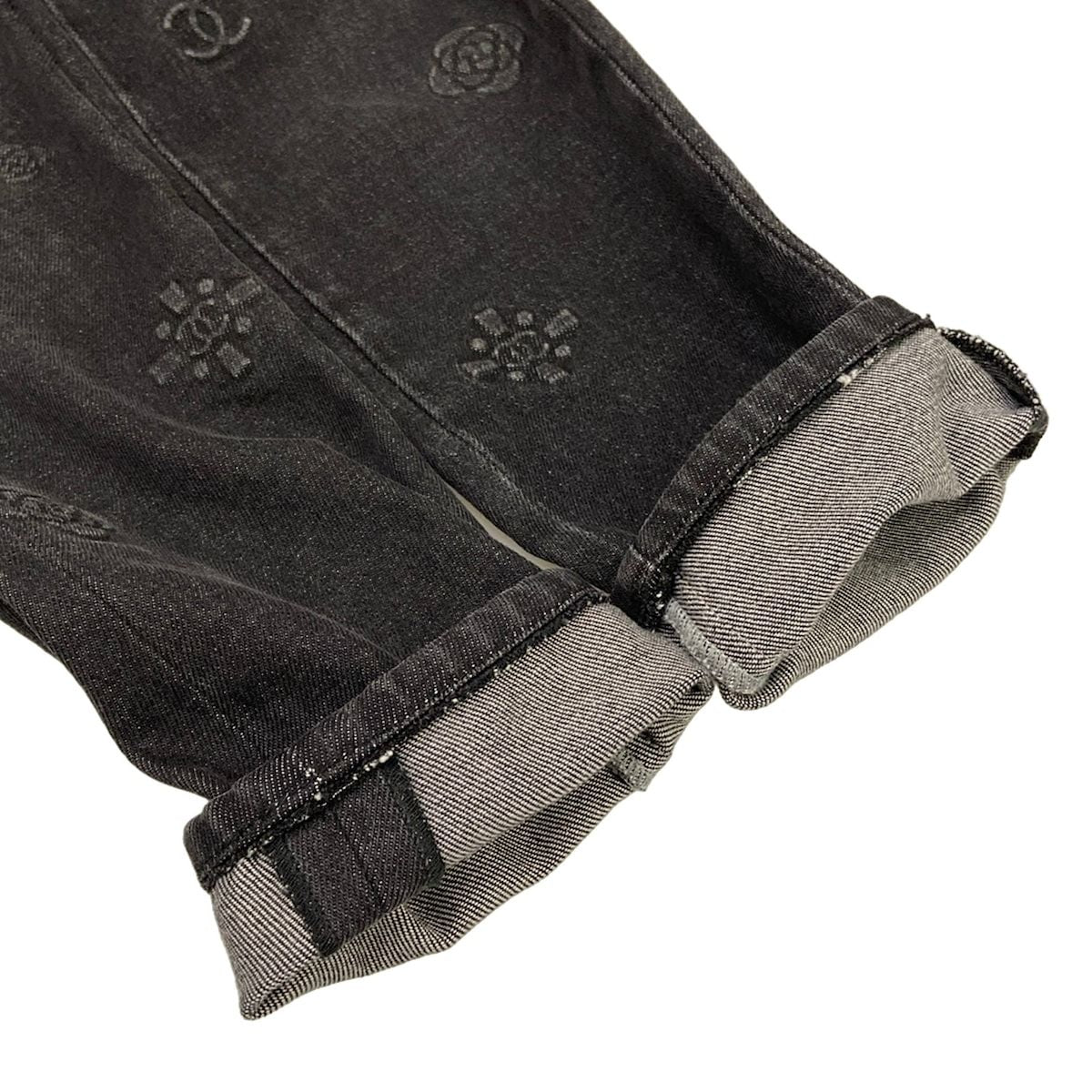 Chanel Jeans 34 S Black Cotton — view 7