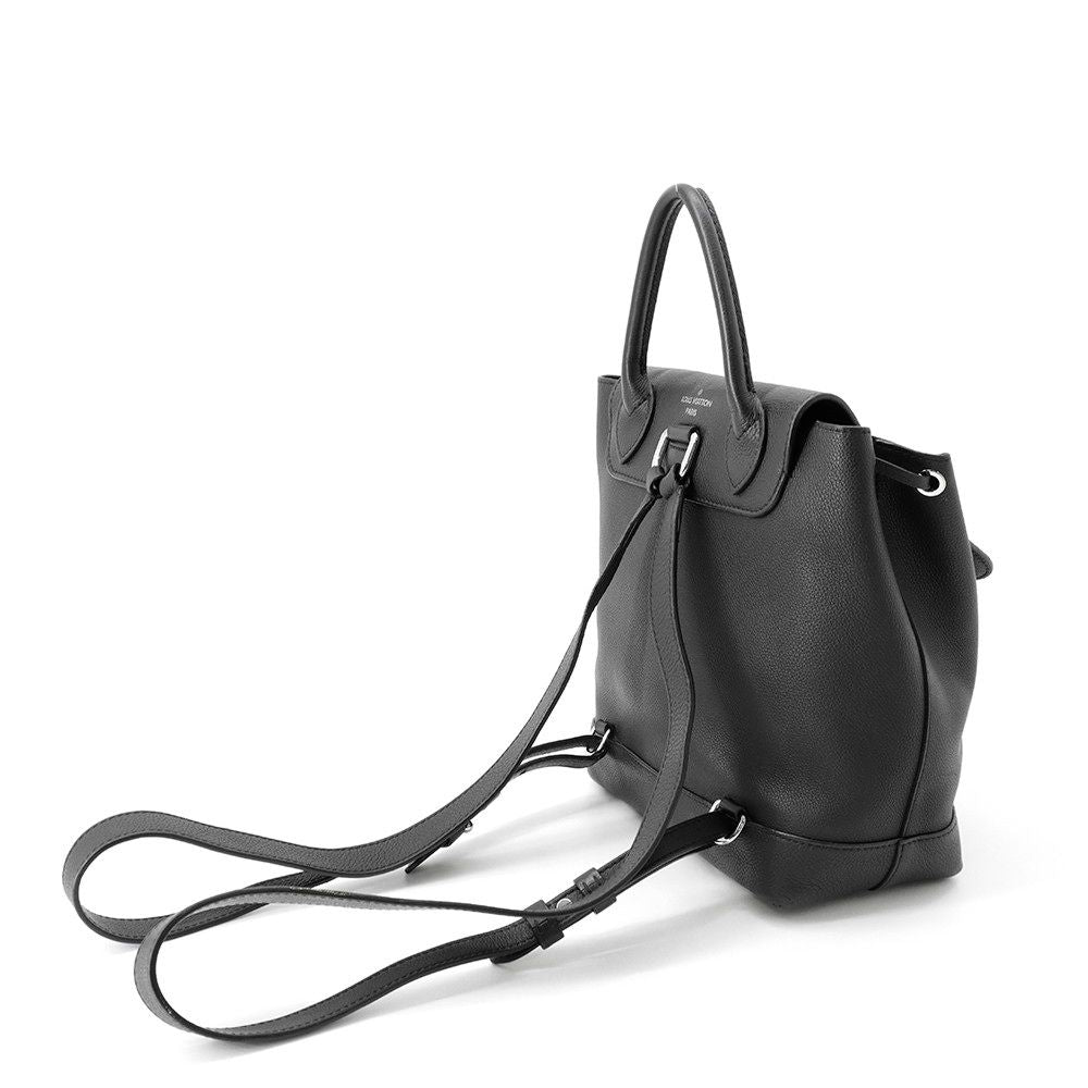 Louis Vuitton Backpack Grain Calf Leather Lockme Black — view 2