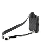 Louis Vuitton Belt Bag Monogram Eclipse Taiga Outdoor Black Taigarama — view 2