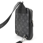 Louis Vuitton Belt Bag Monogram Eclipse Taiga Outdoor Black Taigarama — view 3