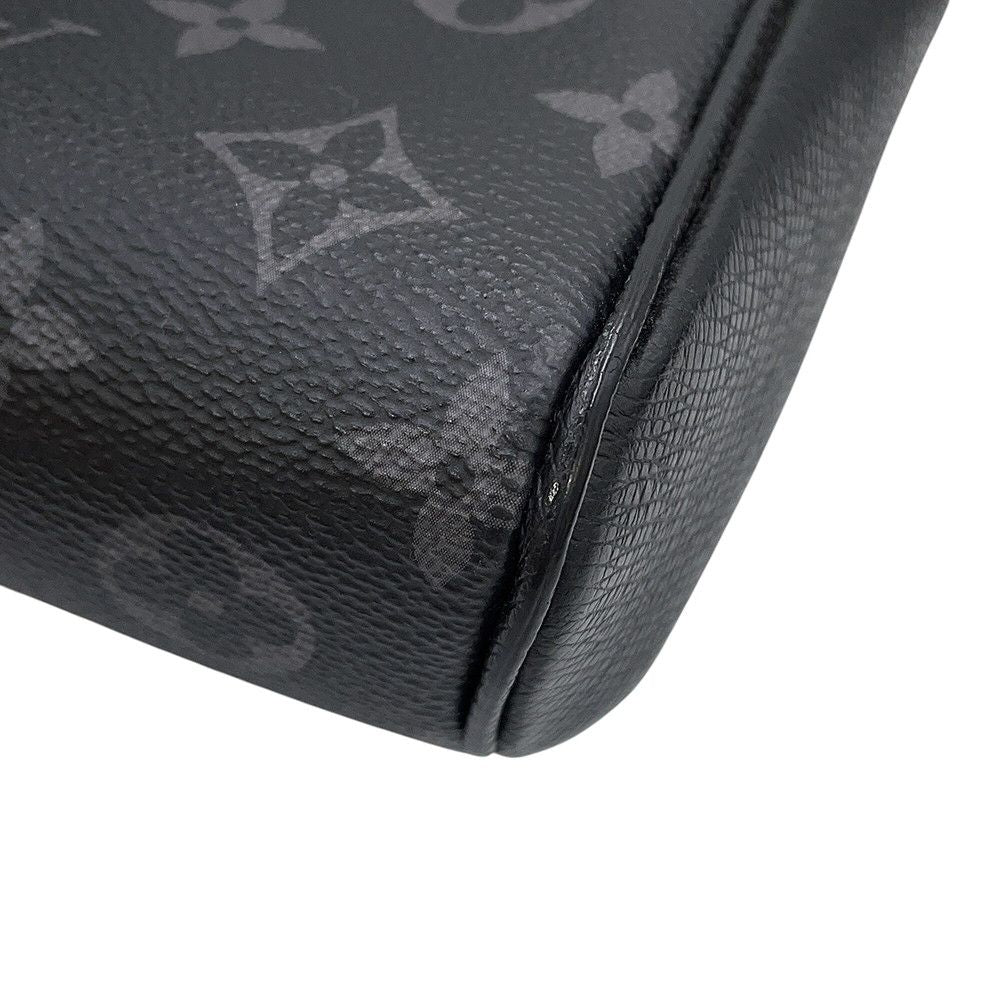 Louis Vuitton Belt Bag Monogram Eclipse Taiga Outdoor Black Taigarama — view 8