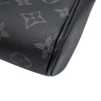 Louis Vuitton Belt Bag Monogram Eclipse Taiga Outdoor Black Taigarama — view 8