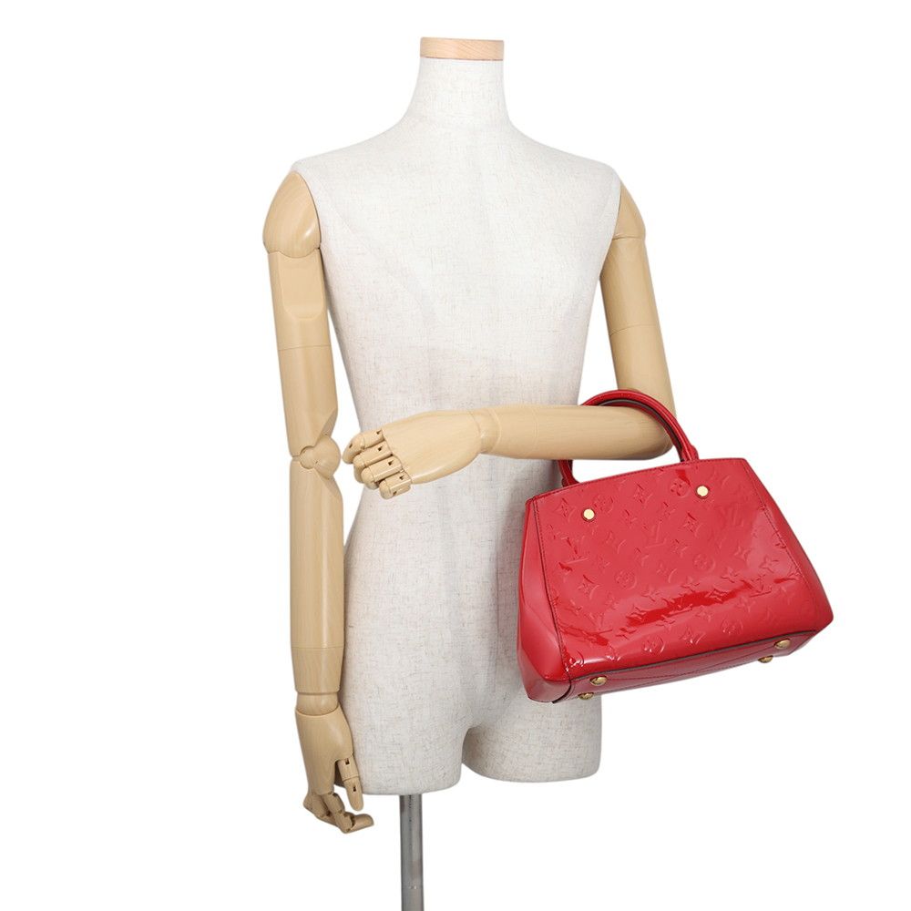Louis Vuitton Monogram Vernis Montaigne BB 2-Way Shoulder Bag — view 4