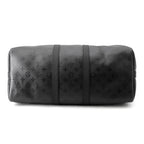 Louis Vuitton Boston Bag Monogram Midnight Keepall Bandouliere 45 Black 2-Way — view 3